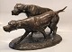 I 1894 LJ 
created ”Two 
hunting dogs 
watching out 
for the 
chickens" 
(Danish State 
museum of Art), 
...
