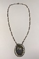 Unique Sterling 
Silver Necklace 
Partly cmade up 
from Necklace 
No 283 and 
Silver Blossom 
L52 ...