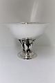 Georg Jensen. 
Sterling (925). 
Silver bowl on 
foot. Design; 
Johan Rohde. 
Model 196. 
Height 20 cm. 
...