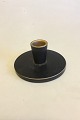 Aluinia Bremerholm Candle Holder with brown glaze No 4/1491