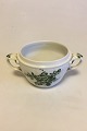 Royal Copenhagen Green Flower Curved Sugar Bowl without Lid No 1680