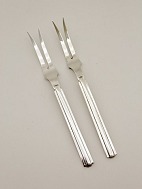 Hans Hansen arveslv no.18 cold meat forks sold