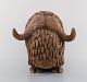 Lars Pagfeldt (Sweden) for Tengod. Large musk ox in stoneware. Number 81 of 100.