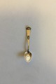 Silver Rose Salt Spoon  W. & S. Sørensen