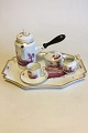 Royal 
Copenhagen Tete 
á Tete Coffee 
Set with Dark 
Rose decoration 
in overglaze. 
Consists of: 
...