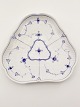 Royal Copenhagen blue fluted triangular dish sold