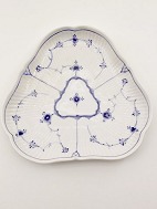 Royal Copenhagen blue fluted triangular dish sold