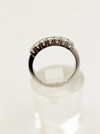 14 carat white gold ring with 7 brilliant cut diamonds sold