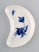 Blue flower curved dish from Royal Copenhagen.
