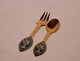 A. Michelsen 
christmas cake 
fork and coffee 
spoon, The 
Jesus Child - 
1984.
We have 3 
coffee ...