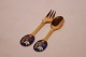 A. Michelsen 
christmas cake 
fork and coffee 
spoon, 1985.
