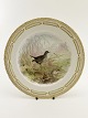 Royal 
Copenhagen 
Flora Danica 
plate 25.5 cm. 
240/3549 
Gallinula's 
Chloropus 
Greenbone Fowl 
...