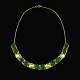 18k Gold 
Necklace with 
Jade.
L. 46,5 cm. / 
18,31 inches 
Weight. 14,5 
g.
Nice Vintage 
...