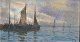 Moser, 
Christian (1838 
- 1894) 
Netherlands: A 
port. Oil on 
canvas. Signed: 
Ch. Moser. 37 x 
69 ...