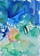 Jakobsen, 
Jørgen (1928 - 
2017) Denmark: 
Composition. 
Watercolor on 
paper. Signed: 
88. 40 x 27 ...