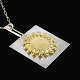 Bent Exner 
(1932-2006). 
Fire-gilded 
Sterling Silver 
Pendant 
Necklace. 1973
Designed and 
crafted ...