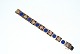 Gold Bracelet with lapis, 14 Karat Gold
