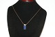 Elegant 
Necklace with 
lapis pendant, 
14 Karat Gold
Stamps: 14k, 
DHÆ
Length 54.50 
cm.
Chain ...