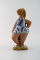 Rare figure "Dora", Lisa Larson for Gustavsberg. From the series "ABC Flickor".
