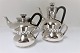 Hingelberg. 
Sterling (925). 
Tea - coffee 
service. 4 
parts, 
consisting of 
teapot, coffee 
pot, ...
