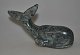 Whale in soapstone, 20th century Canada. Carved soapstone. Probably signed Josef Schmitz 93. ...