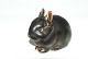 Royal Stoneware Rabbit Design Jeanne GrutDek. No. 22653Height 7 cm.Length 9 cm.SOLD