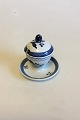 Royal 
Copenhagen Blue 
Tranquebar 
Mustard Jar No. 
1010. Measures 
10 cm / 3 15/16 
in.