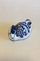 Royal 
Copenhagen Blue 
Tranquebar 
Bonbonniere 
Duck No 
3043/1058. 
Measures 17 cm 
/ 6 11/16 in.