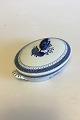 Royal 
Copenhagen Blue 
Tranquebar Oval 
Lidded Bowl No 
921. Measures 
30 cm / 11 
13/16 in. x 19 
cm ...