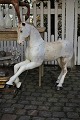 Large 
decorative 
Swedish 1800's 
horse in carved 
wood.
The horse has 
glass eyes, 
leather ear, 
...