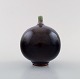 Berndt Friberg Studio ceramic vase. Modern Swedish design. Unique, handmade. 
Rare form.