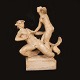 Johannes C. Bjerg, 1886-1955: Sculpture of patinated plasterSignedH: 48cm. L: 37cm. D: 17cm