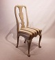 White painted 
Rococo dining 
chair with 
striped 
upholstery, 
from the 1760s. 
The chair is in 
great ...