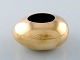 Hans Bunde for Cohr (Denmark). Egg-shaped ashtray in brass. Danish design, 
1970