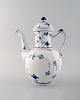 Royal Copenhagen Blue Fluted Plain Coffee Pot # 1/48.
