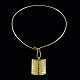 Hubert Amby & 
John Erik 
Mogensen. 14k 
Gold Neckring 
with Pendant - 
1960s
Pendant 
designed and 
...