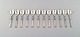 Poul Frigast, 
Danish 
silversmith. 
Set of 12 
coffee spoons 
in silver 
(830). 1930's.
In very good 
...