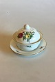 Bing & Grondahl 
Saxon Flower, 
Handpainted 
Butter Bowl 
with Lid 
Measures 7.5 cm 
/ 2 61/64 in. x 
...