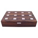 Hans Hansen; A rosewood box set with sterling silver