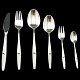 Eva silver cutlery;  complete for 12 persons