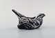 Kähler, Denmark, Ceramic bird in beautiful gray black double glaze.
1930