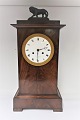 Jules Frederik 
Jürgensen. 
Table clock in 
mahogany with 
bronze lion on 
top. Height 53 
cm. ...