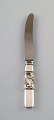 Georg Jensen. Cutlery, Scroll no. 22, hammered Sterling Silver. Fruit knife. 6 
pieces in stock.