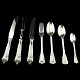 A. Michelsen; Rosenborg silver cutlery, complete for 12 persons, 84 pieces