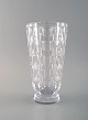 SIMON GATE for 
Orrefors, 
"Tusen fönster" 
: "Thousand 
windows" art 
deco vase in 
satin-cut clear 
...