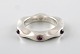 Maria Berntsen for Georg Jensen. "Mirror" ring in sterling silver adorned with 
three purple moon stones.