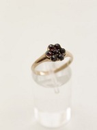 8 carat gold ring  with garnets sold