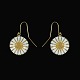 Bernhard Hertz. 
Gilded Sterling 
Silver Daisy 
Ear Hooks with 
enamel. 18mm
Crafted by 
Bernhard ...