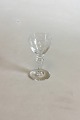 Holmegaard 
Kronborg 
Schnapps Glass. 
Designed by 
Jacob Bang. 
Measures 9.3 cm 
/ 3 21/32 in.