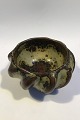Royal Copenhagen Axel Salto Stoneware Bowl No 20681. Sung glaze, budding style  H. 5.5 cm2.16" ...